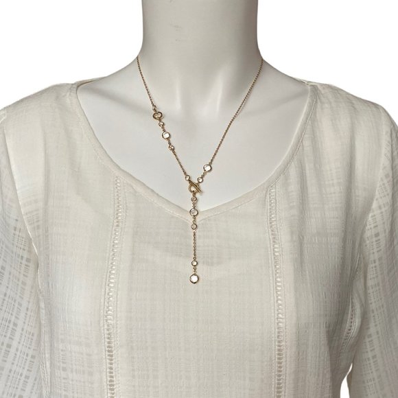 Stainless Steel Long Necklace Toggle Closure - Picture 6 of 9